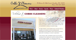 Desktop Screenshot of cobbscleaners.com